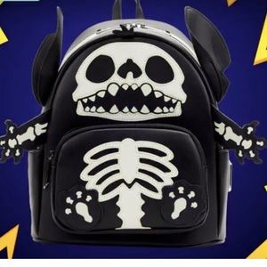 Stitch skeleton loungefly backpack